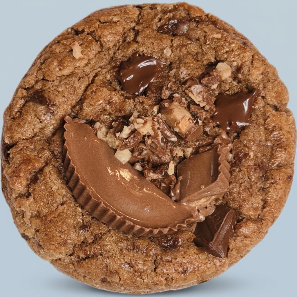 Peanut Butter Cup Crunch gourmet cookie