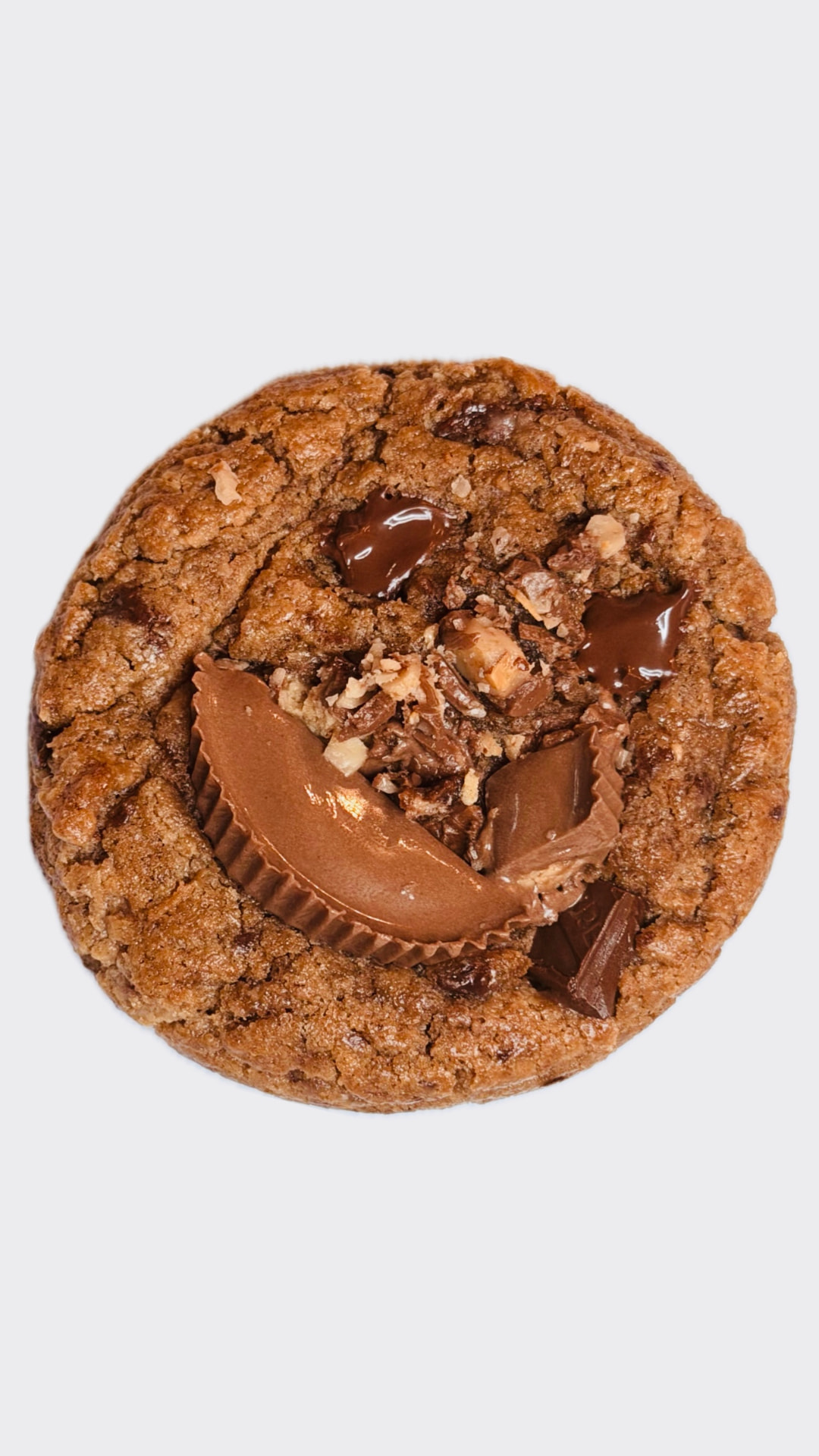 Peanut Butter Cup Crunch gourmet cookie